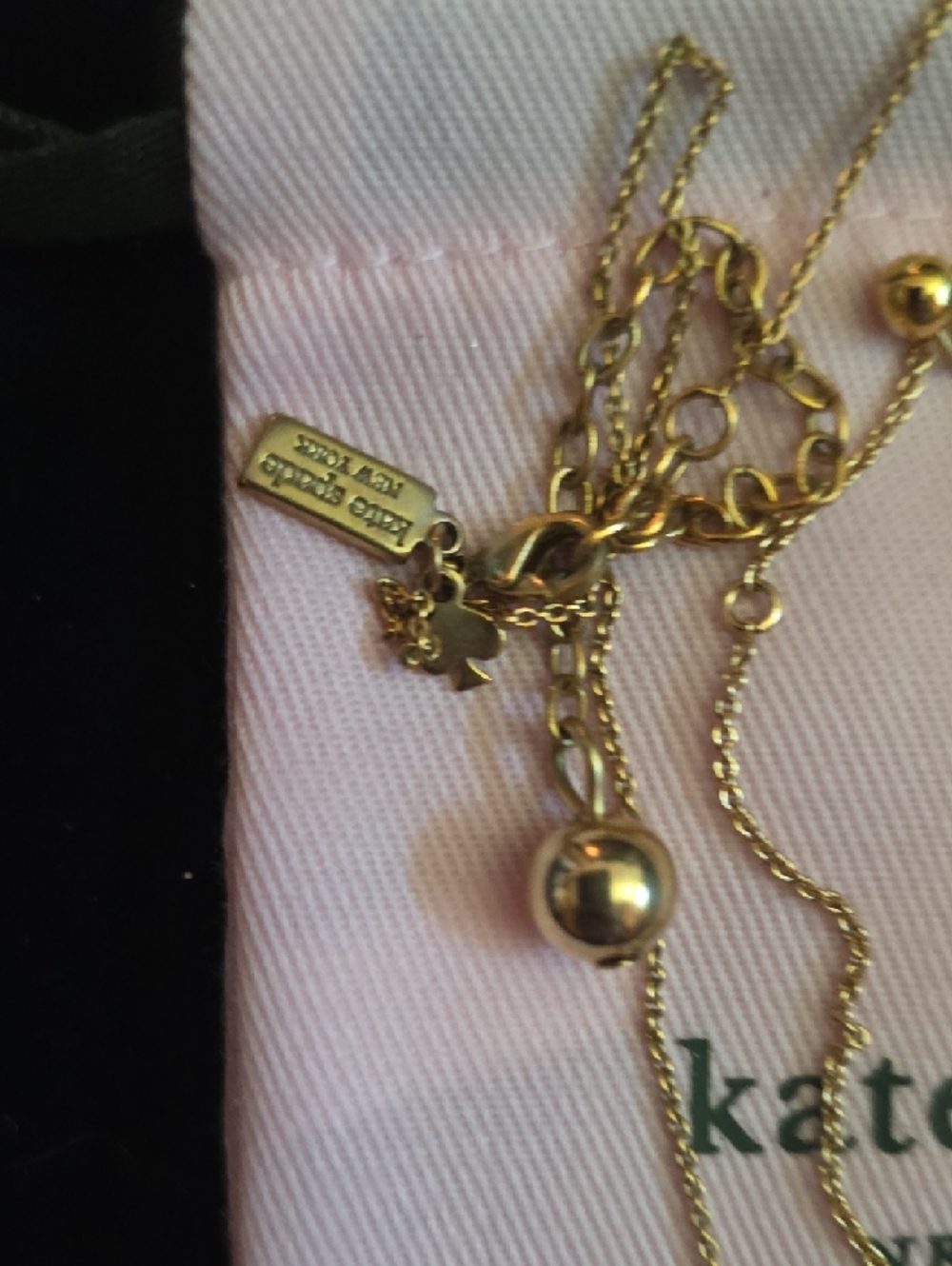 kate spade gold "mrs" script necklace And Braclete - Picture 3 of 4